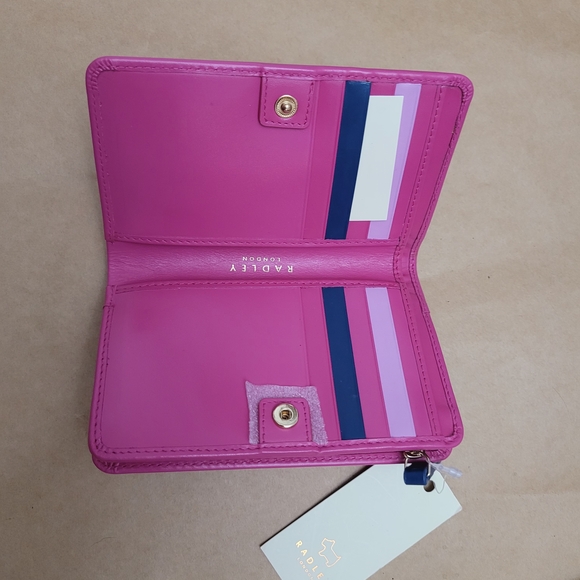 Radley London Pink Wallet with Cloud and Cat Design - Picture 8 of 12